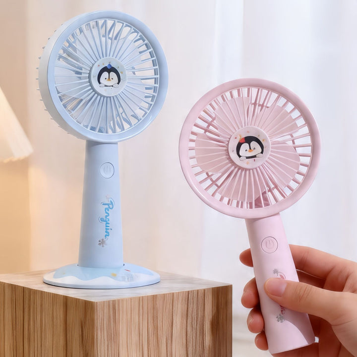 Women portable table fan with flexibility and USB charging function Bowlift