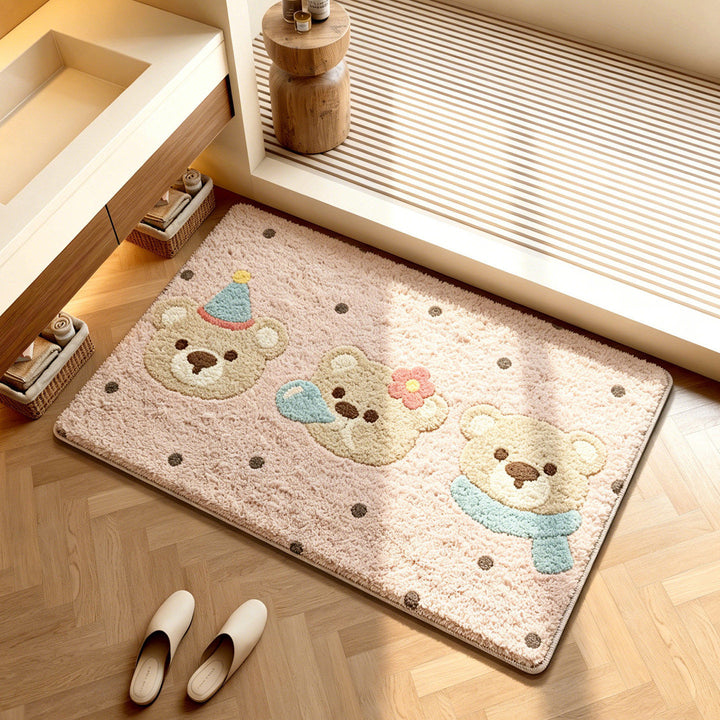 Playful Cartoon-Themed Bathroom Mat Bowlift