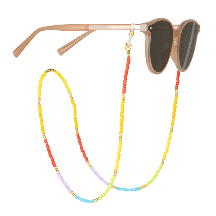 Colorful Beaded Eyewear Retainer Bowlift