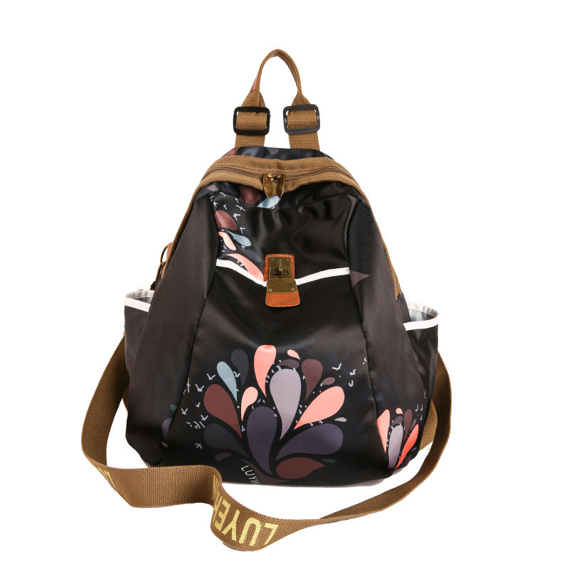 Artistic Floral Drawstring Backpack Bowlift