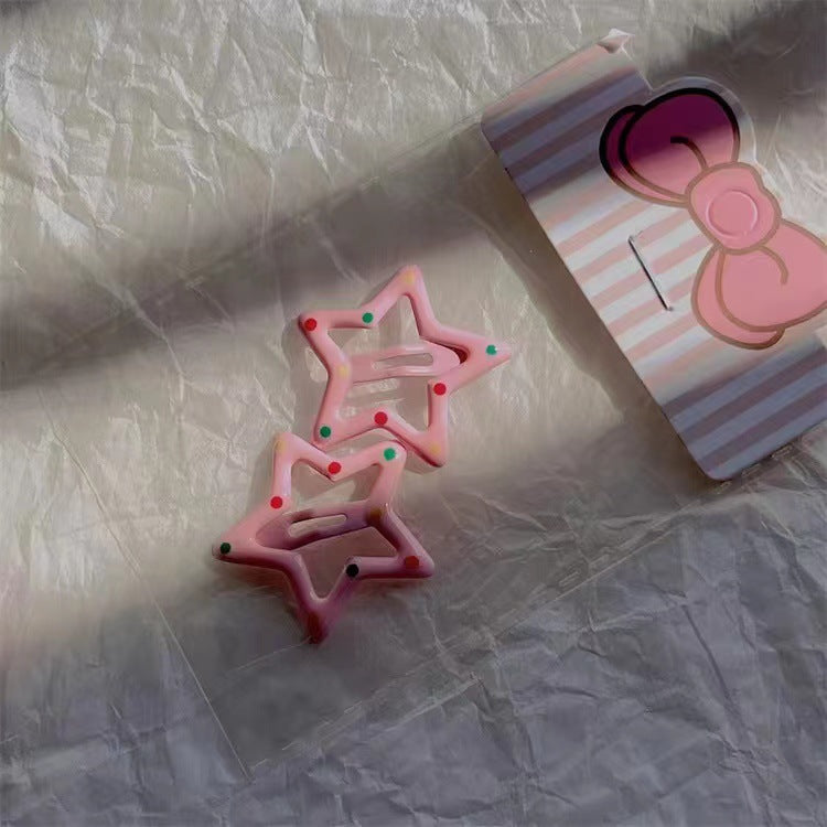 Playful Star-Shaped Hair Clips Bowlift