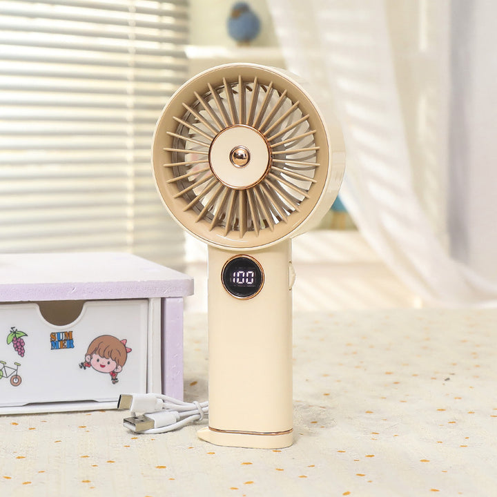 Women's handheld fan with powerful battery Bowlift