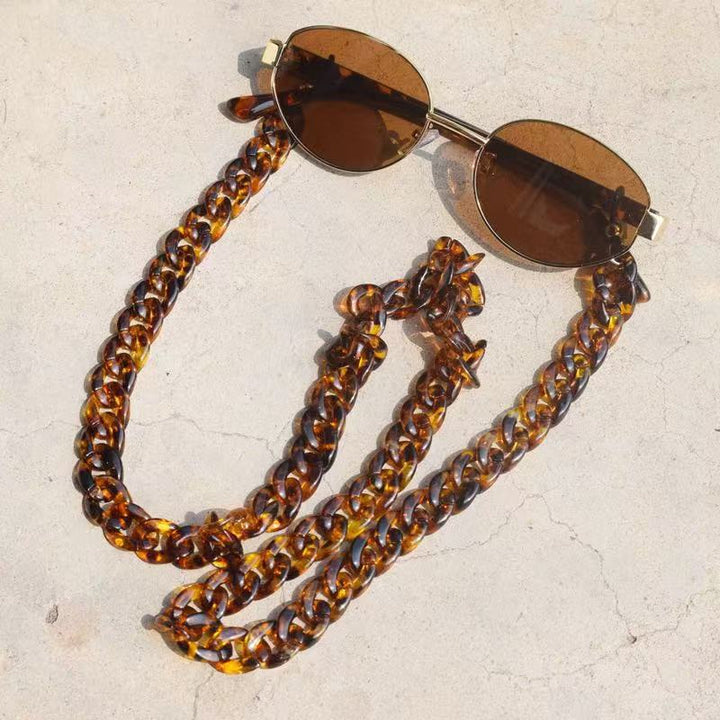 Tortoise Shell Eyewear Chain Bowlift