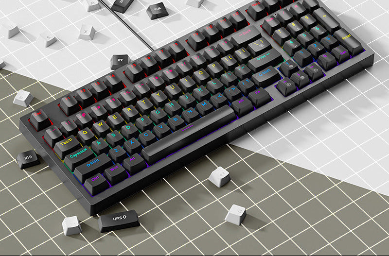 RGB Mechanical Gaming Keyboard with Hot-Swap Switches Bowlift