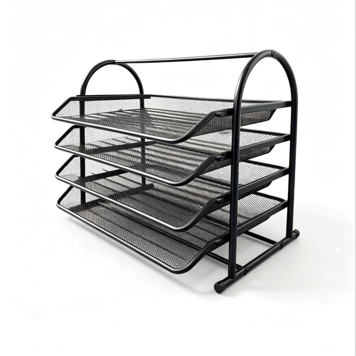 Multifunctional Mesh Storage Shelf Bowlift