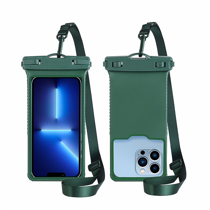 Unisex waterproof smartphone case with adjustable carrying strap Bowlift