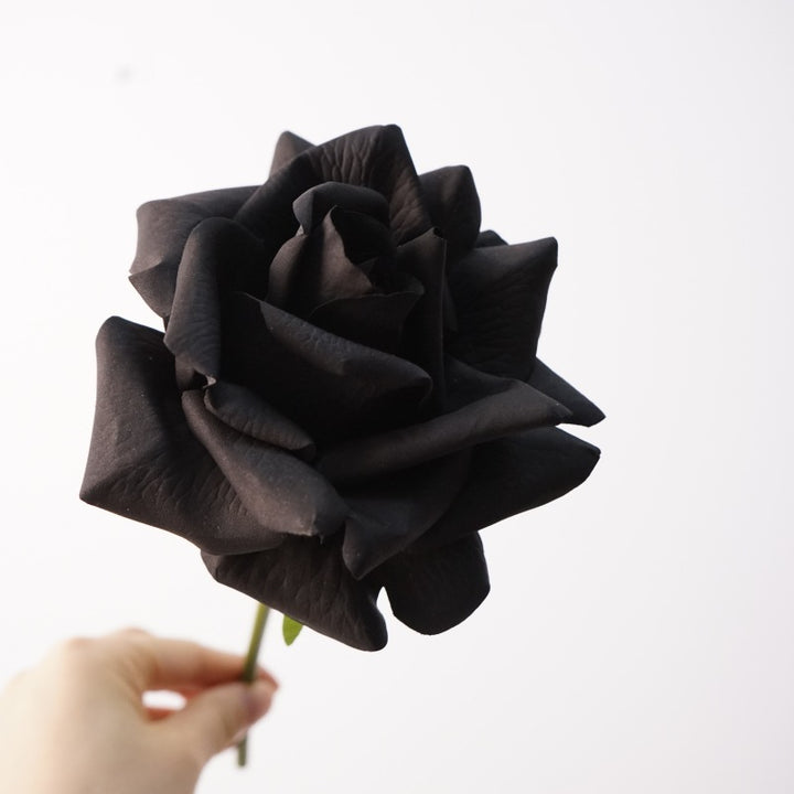 Oversized Realistic Foam Rose Single Stem Decorative Artificial Flower