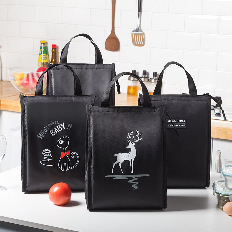 Insulated Lunch Bag with Practical Carry Handle and Stylish Design Bowlift