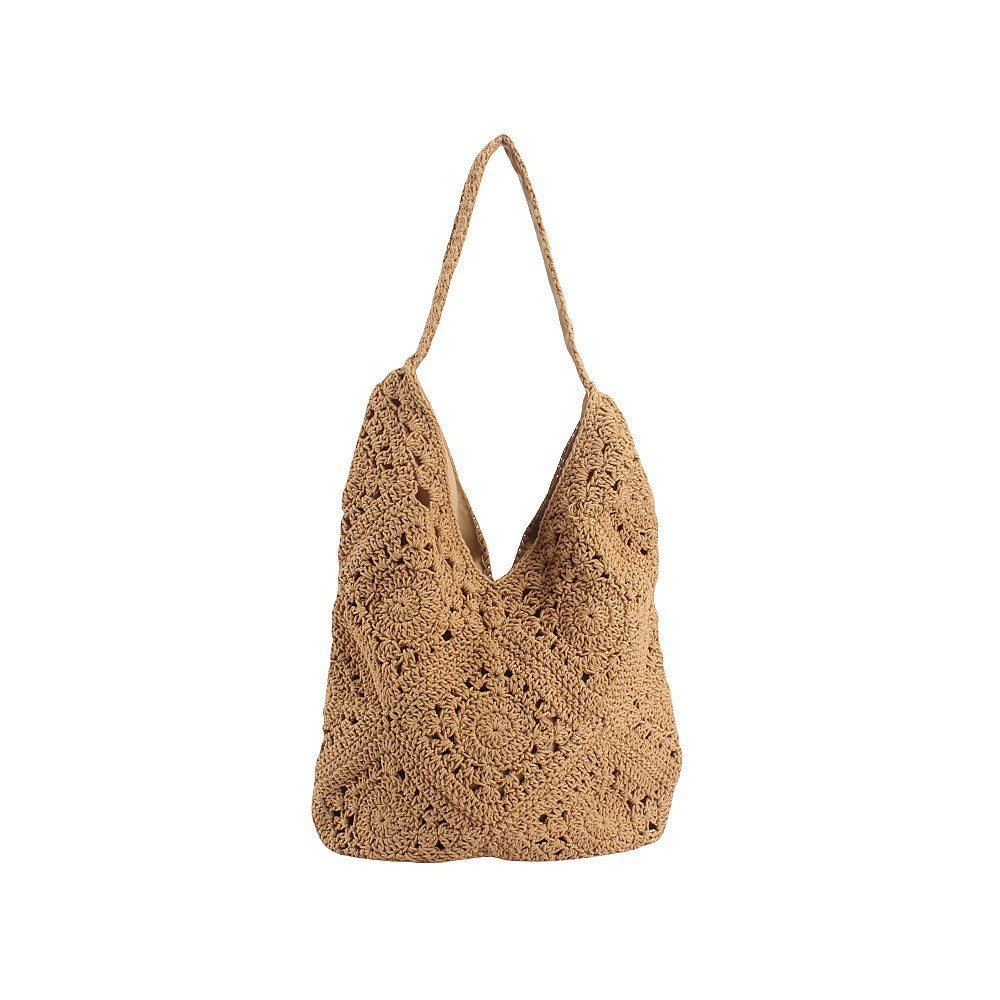 Crochet-style Shoulder Bag Bowlift