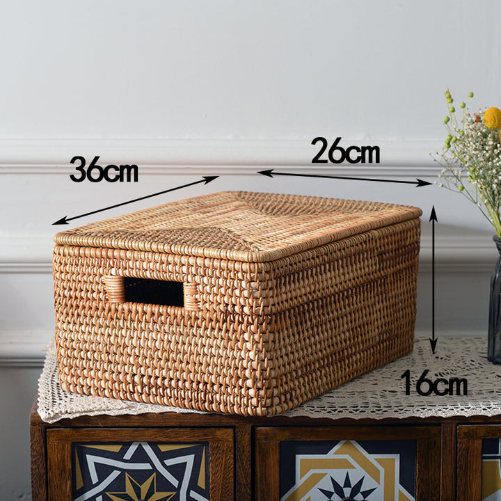 Storage box made of woven material Bowlift