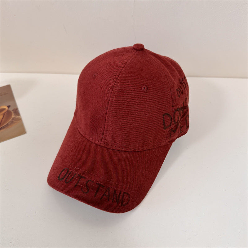 Men's Casual Cotton Embroidered Baseball Cap Bowlift