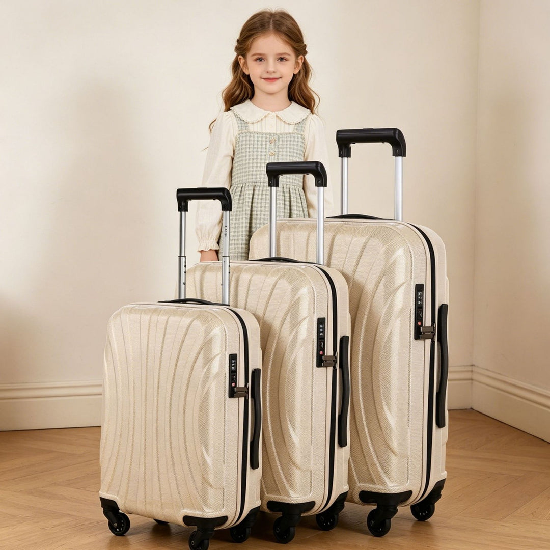 Unisex Versatile Hard Shell Travel Luggage Set Bowlift