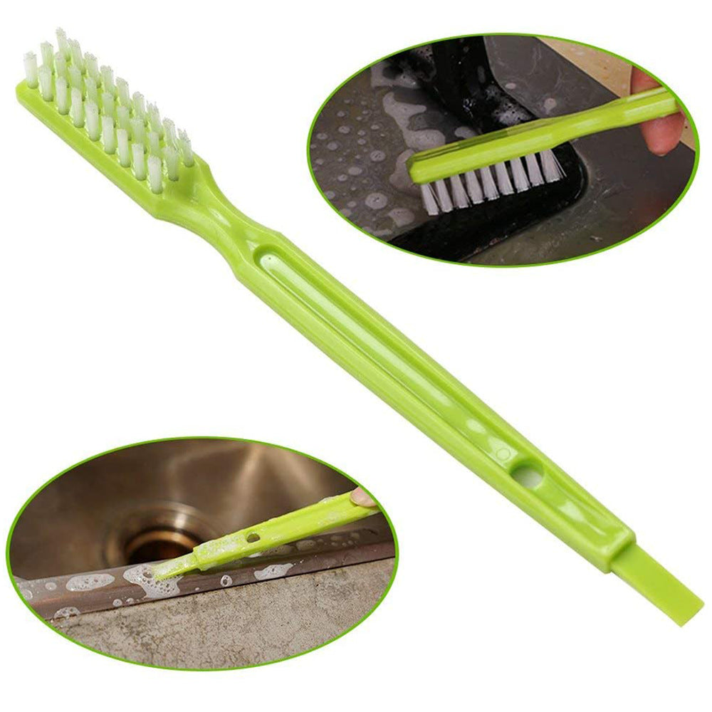 Multi-purpose heavy-duty scrub brush set with ergonomic handle and detail brushes Bowlift