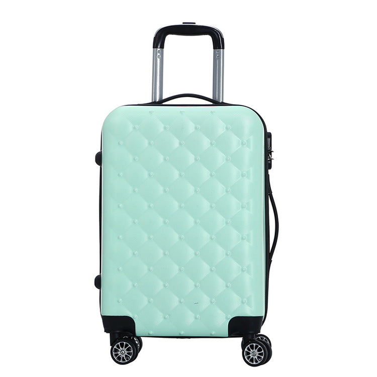 Unisex Quilted Hard Shell Carry-On Suitcase Bowlift