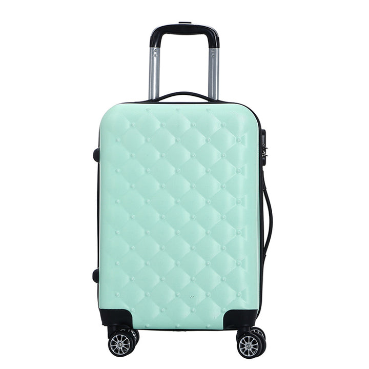 Unisex Quilted Hard Shell Carry-On Suitcase Bowlift