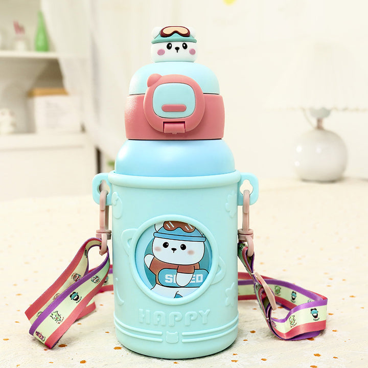 Women's Insulated Bottle with Unique Animal Design Bowlift
