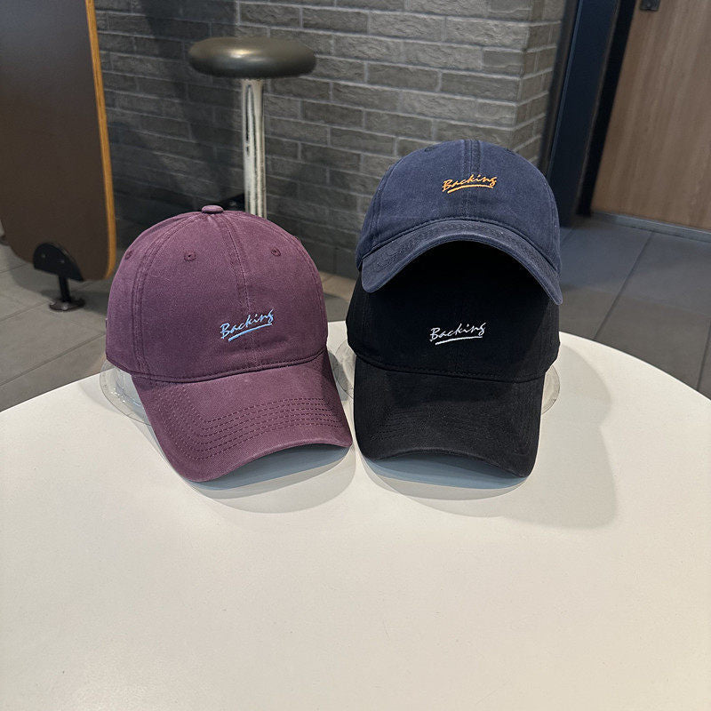 Men's Classic Cotton Adjustable Baseball Cap Bowlift 1784270309