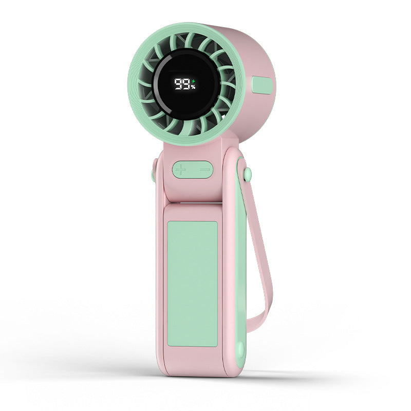 Foldable Rechargeable Handheld Fan Bowlift