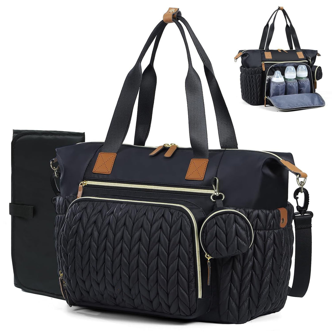 Insulated Diaper Bag Tote Bowlift