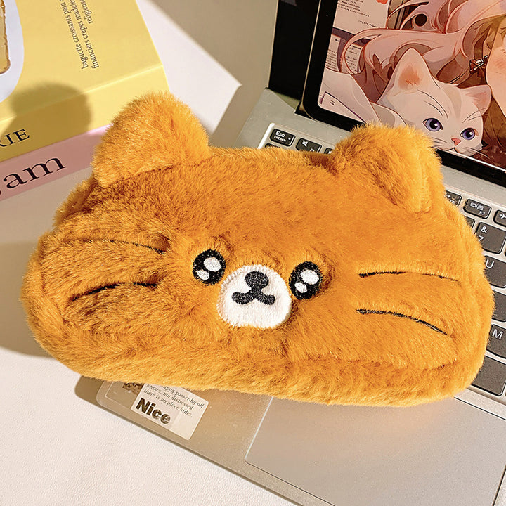 Plush pillow with cat motif Bowlift