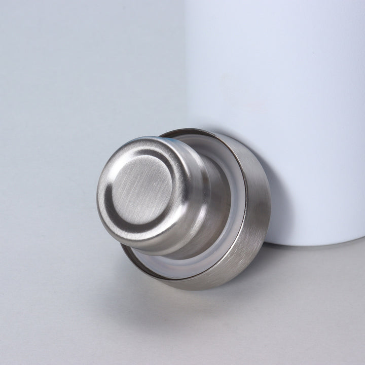 Women's sustainable stainless steel drinking bottle with optimal insulation Bowlift