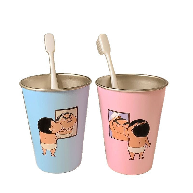 Funny drinking cup with humorous illustration design Bowlift