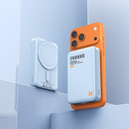 Portable power bank with inductive fast charging function and LED display Bowlift