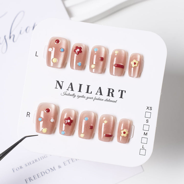Press-On Leopard Print Nail Tips