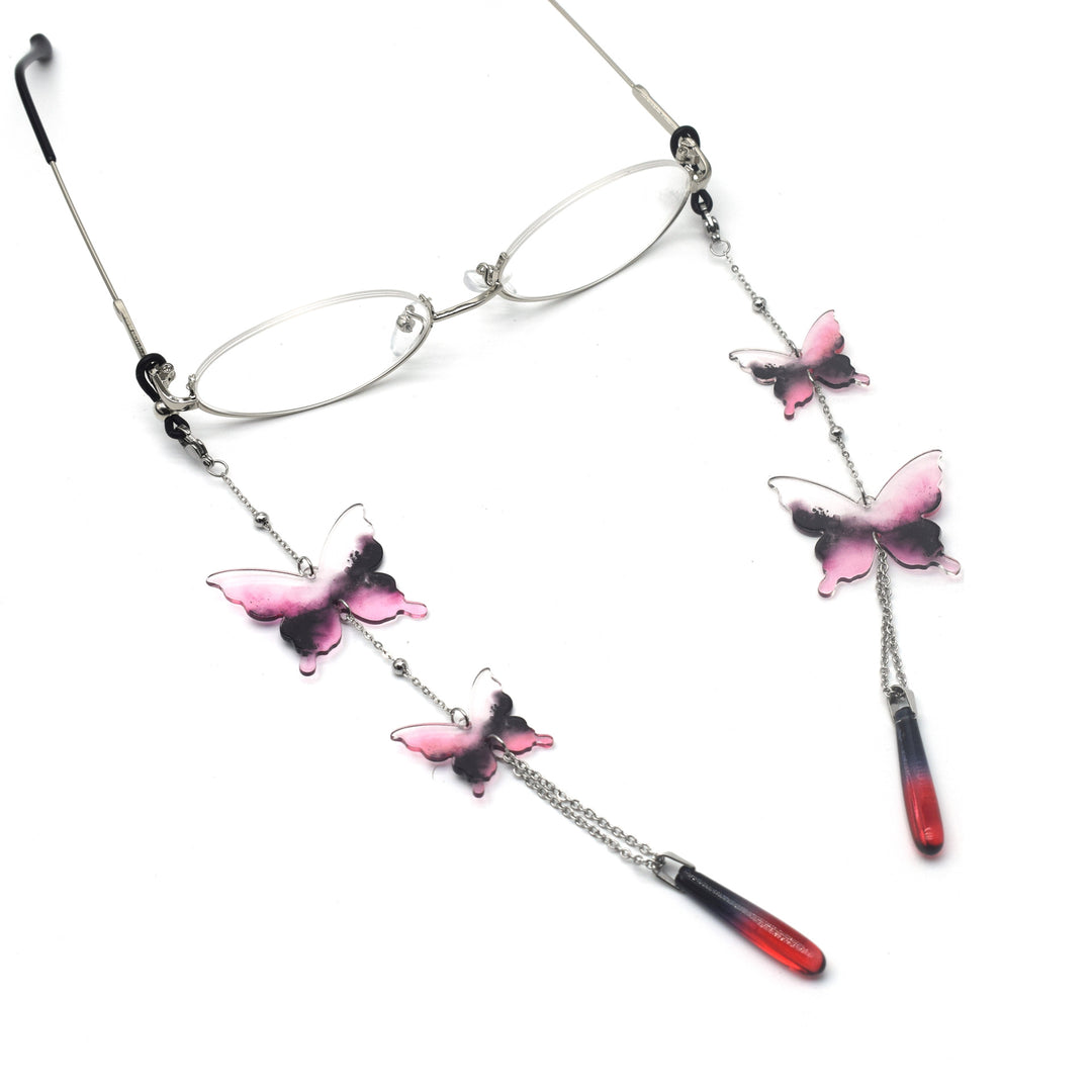 Artistic Butterfly Eyewear Chain Bowlift