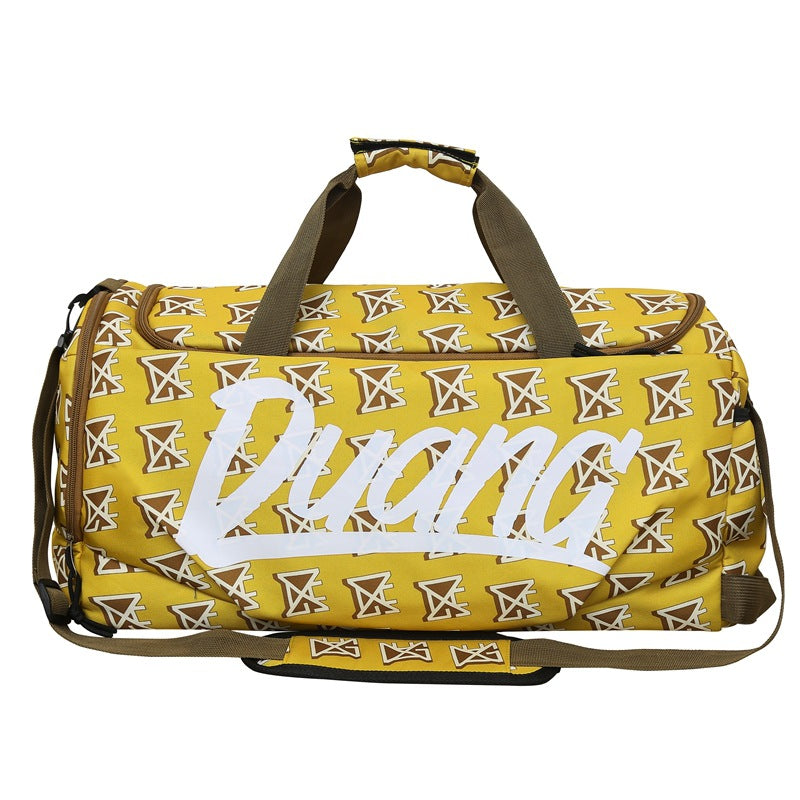 Urban Graphic Print Duffel Bag