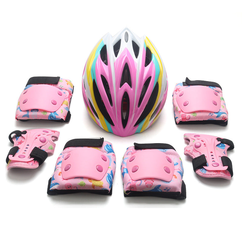 Children's Protective Helmet and Gear Set Bowlift