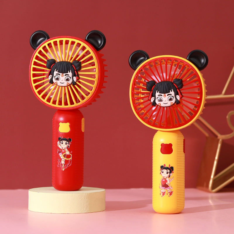 Women's portable handheld fan with creative animal ears Bowlift