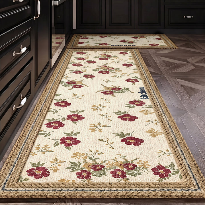 Textured Kitchen Area Comfort Runner Mat Bowlift