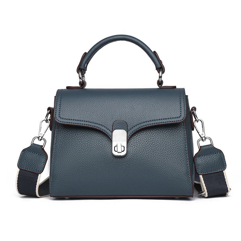 Elegant Leather Handbag Bowlift