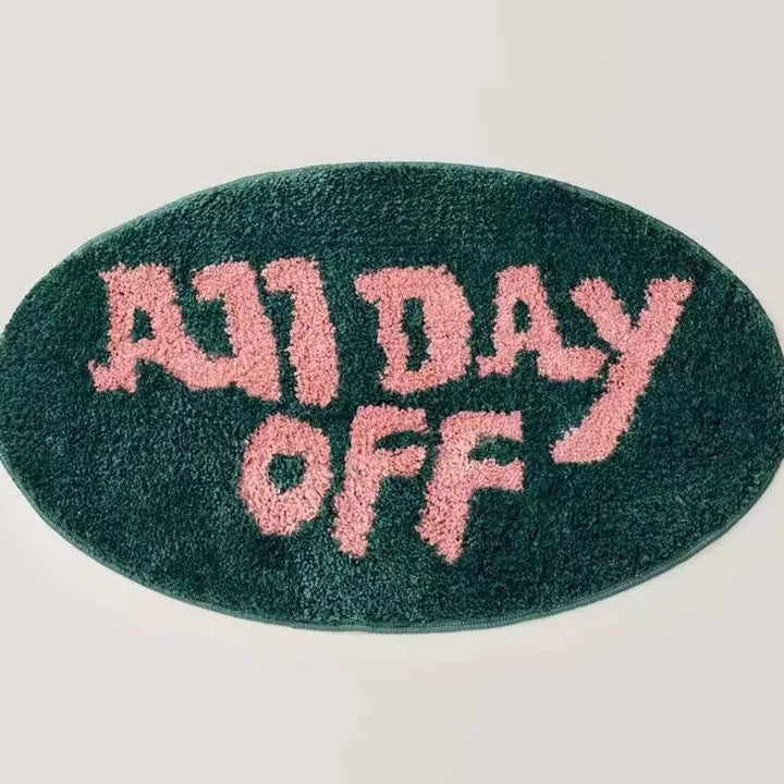 Fun Playful Oval In-home Rug Bowlift