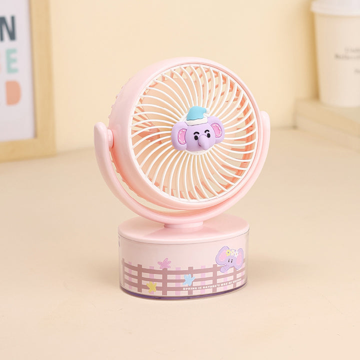 Cute Pet-Inspired Rechargeable Desk Fan Bowlift
