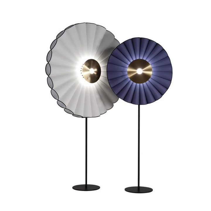 Elegant Decorative Floor Lamp with Pleated Design