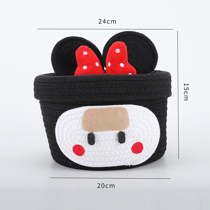 Cute Animal-Themed Storage Basket Bowlift