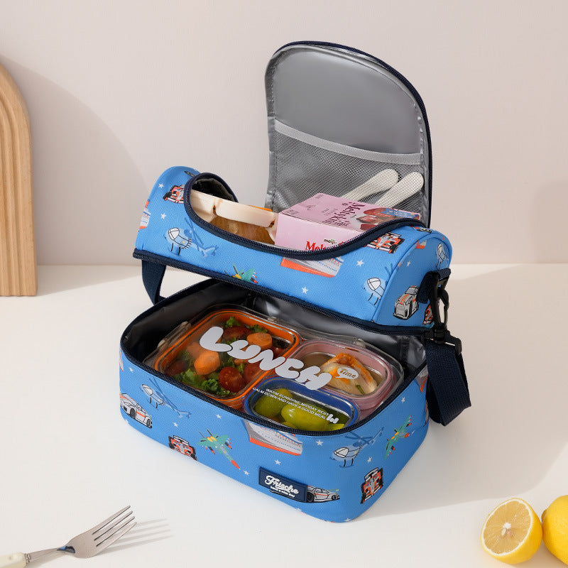 Insulated Multi-Compartment Lunch Cooler Bowlift