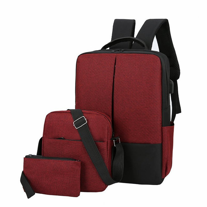 Multi-Compartment Travel Backpack with Detachable Pouch Bowlift