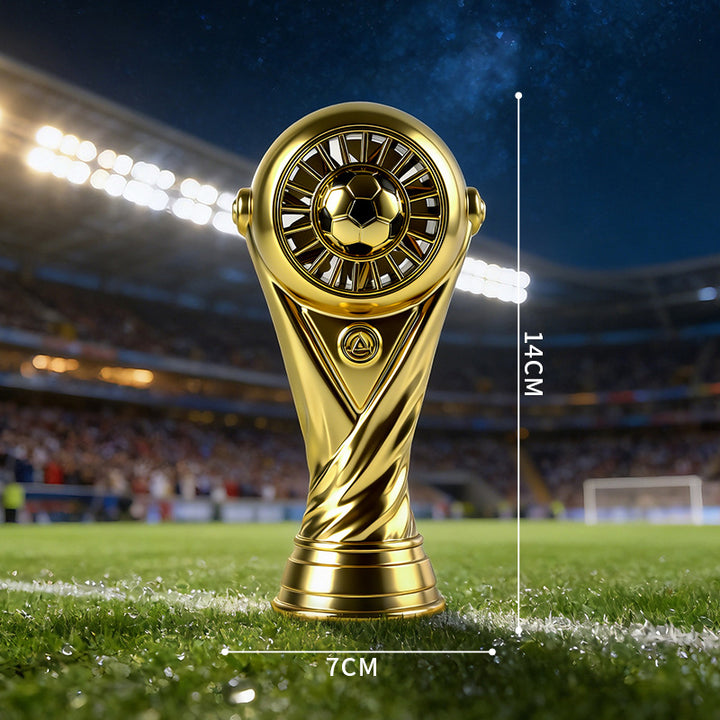 Ladies trophy figure in unique football design Bowlift
