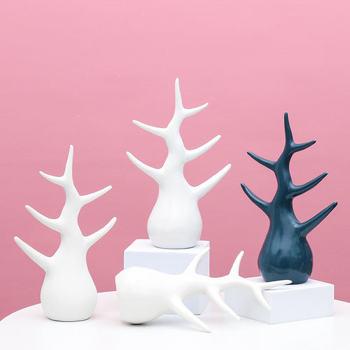 Artistic Ceramic Tree-Shaped Vase Bowlift