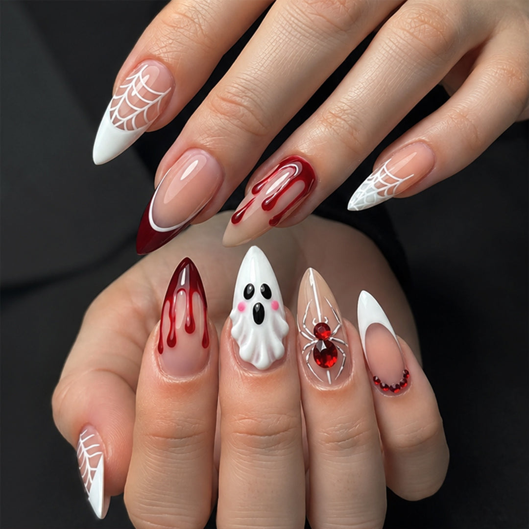 Halloween inspired art nail set Bowlift