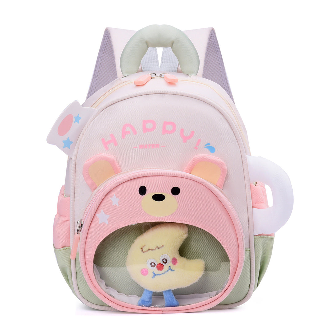 Cute Bear-Themed Backpack Bowlift