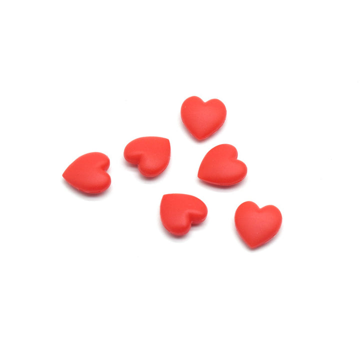 Decorative Heart Shaped Rubber Charms Bowlift