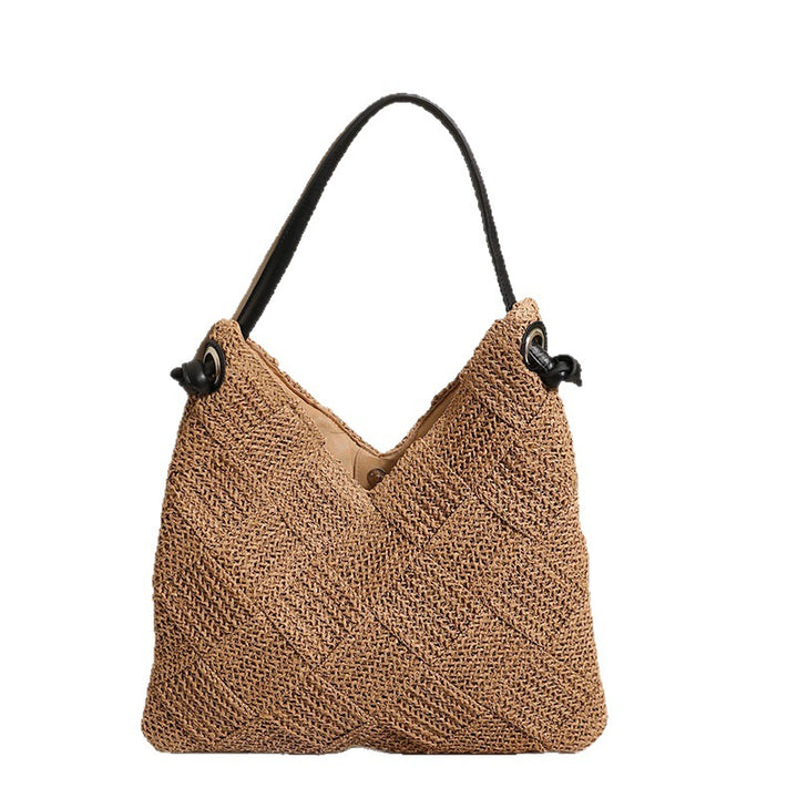 Braided Shoulder Bag Made of Natural Materials Bowlift