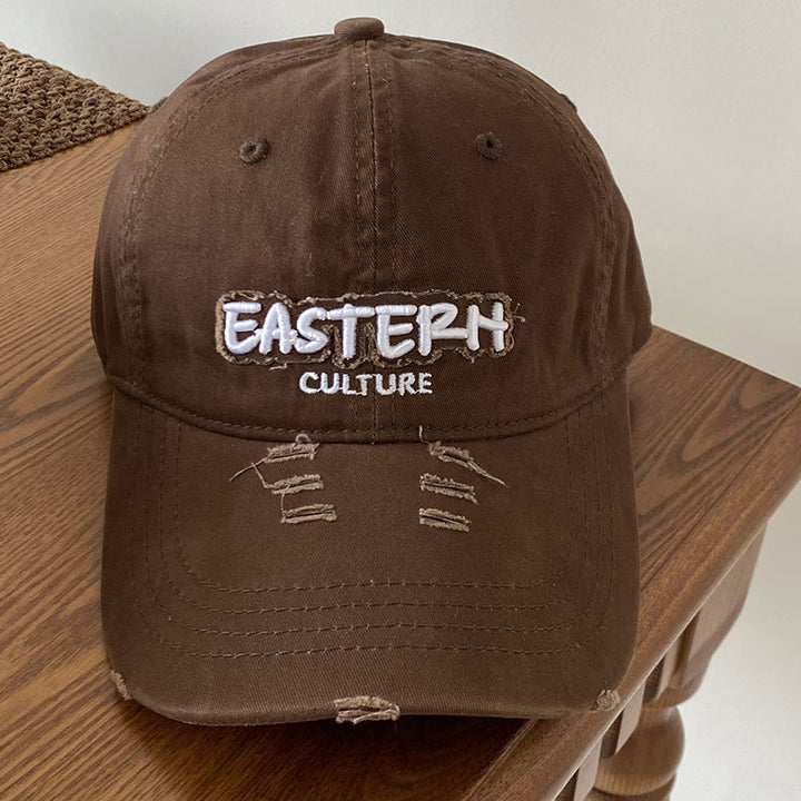 Men's Distressed Casual Cap Bowlift