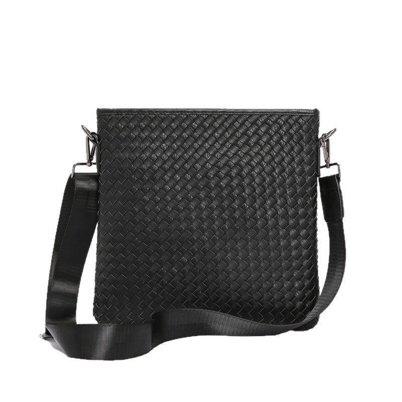 Trendy Crossbody Bag Made of Woven Material Bowlift