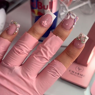 Trendy Ombre Nail Extensions Bowlift