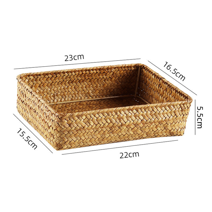 Rectangular Woven Storage Tray Bowlift